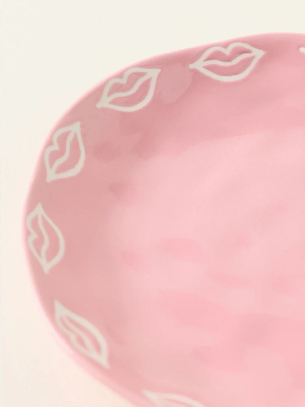 Anthropologie Vida Icon Stoneware Dessert Plate: Valentine's Day Edition